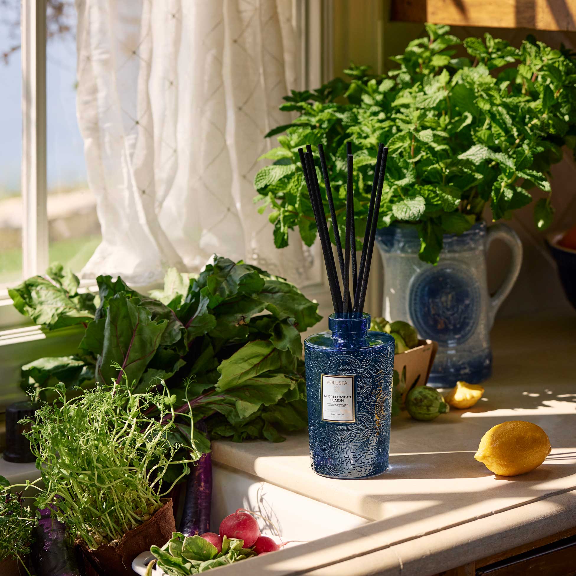 Mediterranean Lemon - Luxe Reed Diffuser - Image 3
