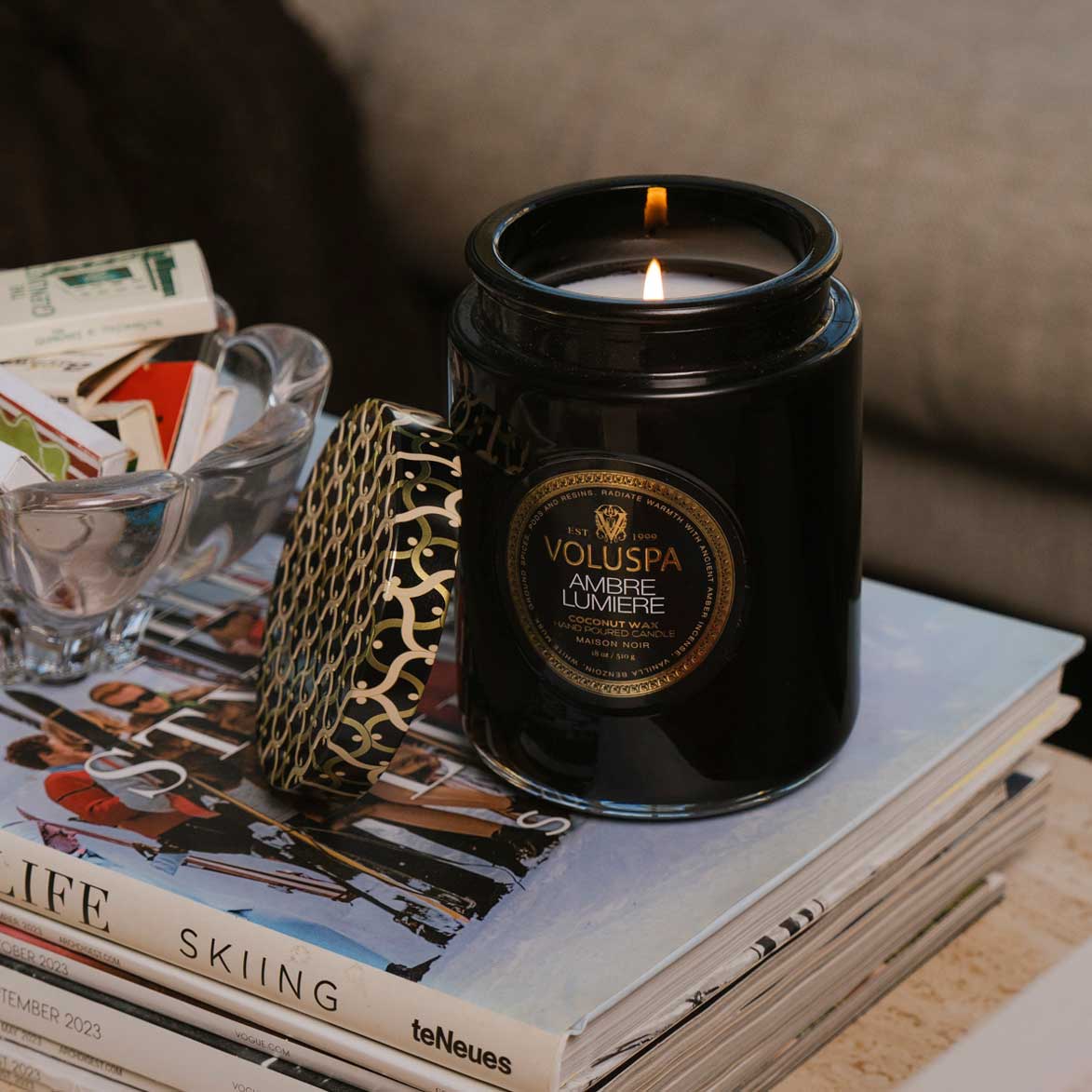 Ambre Lumiere - Large Jar Candle - Image 2