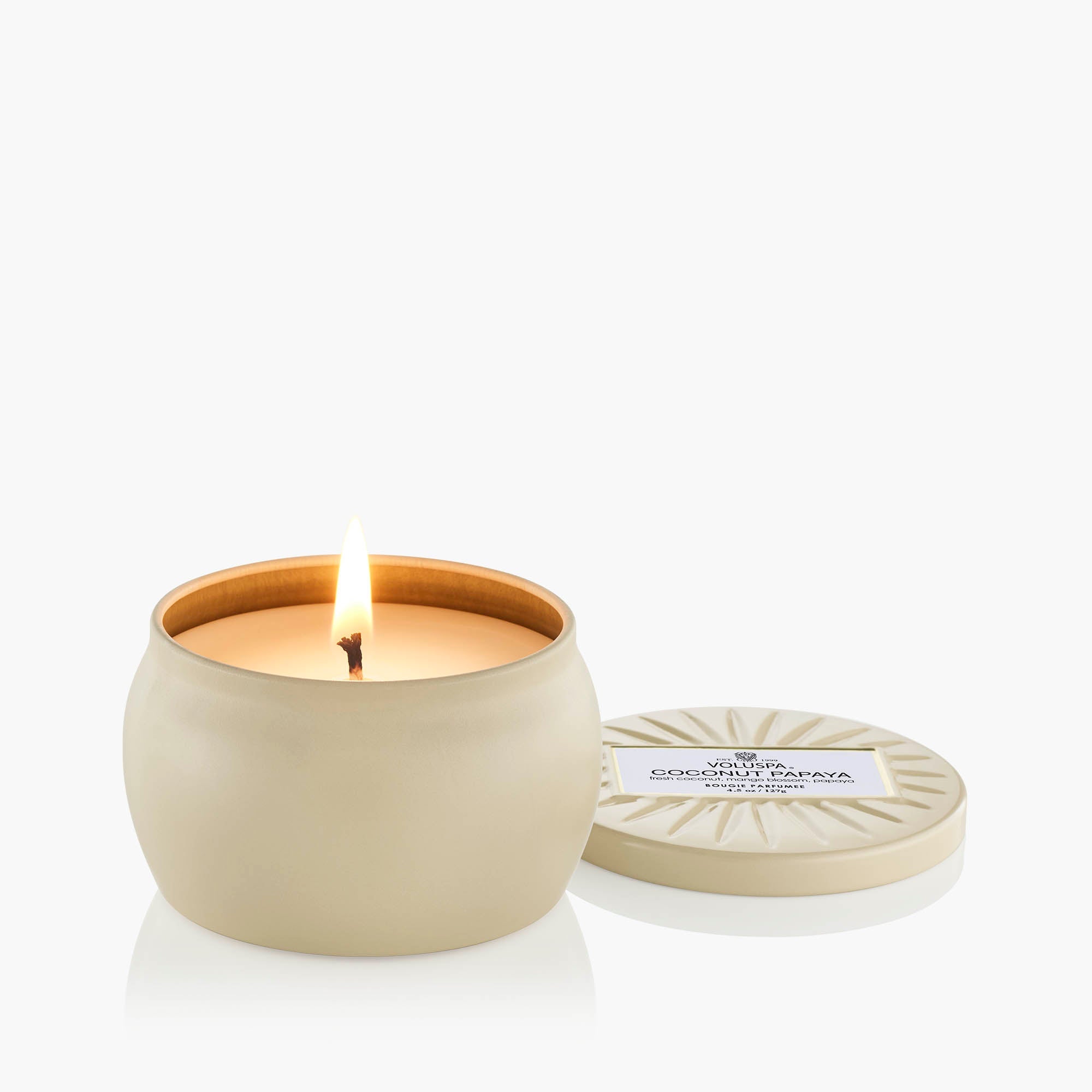 Coconut Papaya - Mini Tin Candle - Image 2