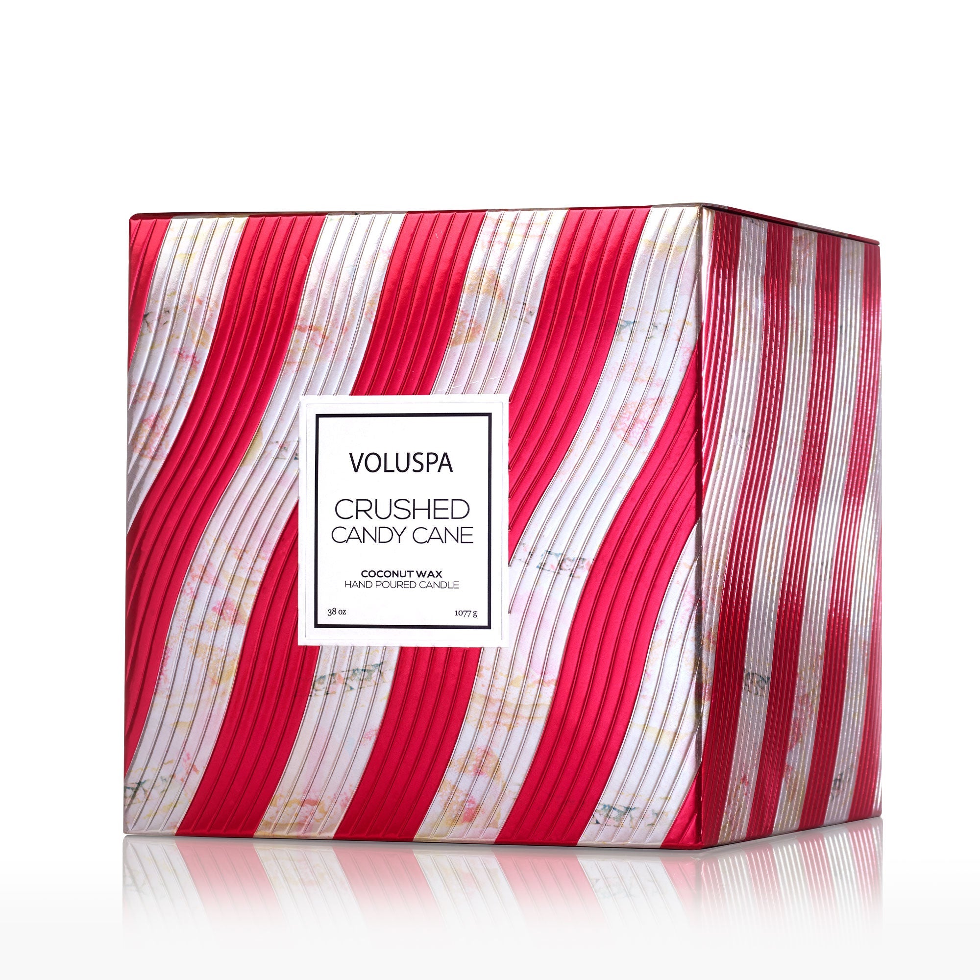 Crushed Candy Cane - 3 Wick Hearth Candle - Image 6