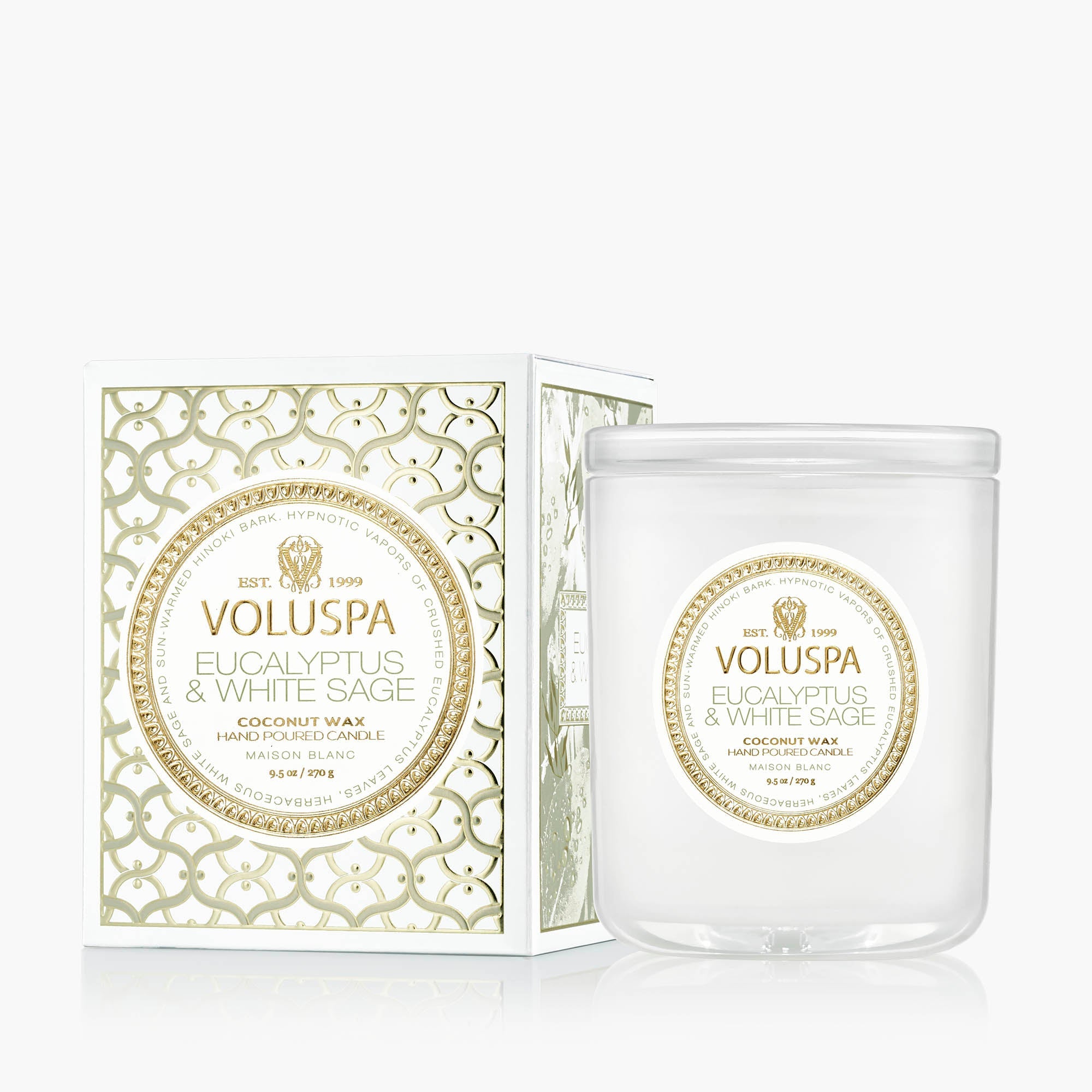 Eucalyptus & White Sage - Classic Candle