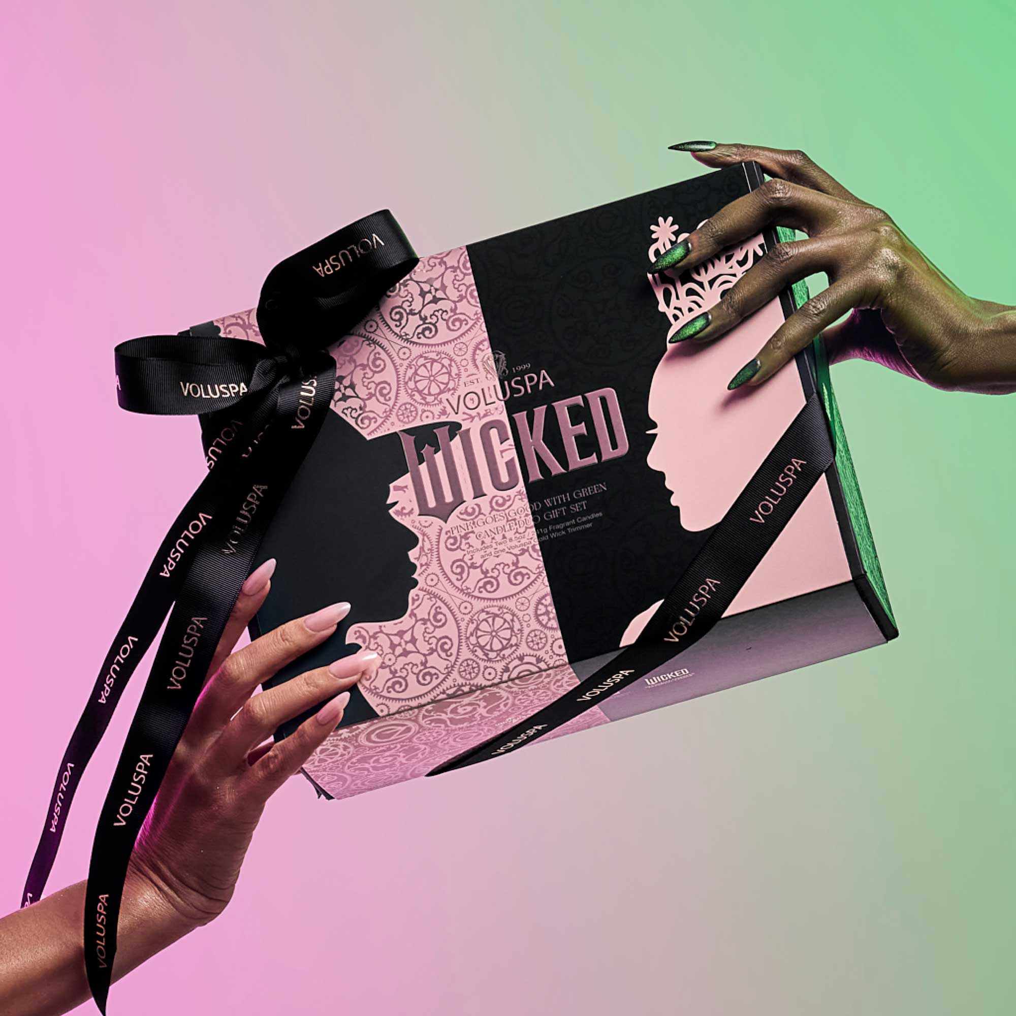 Pink Goes Good With Green - Candle Duo Set - Image 2