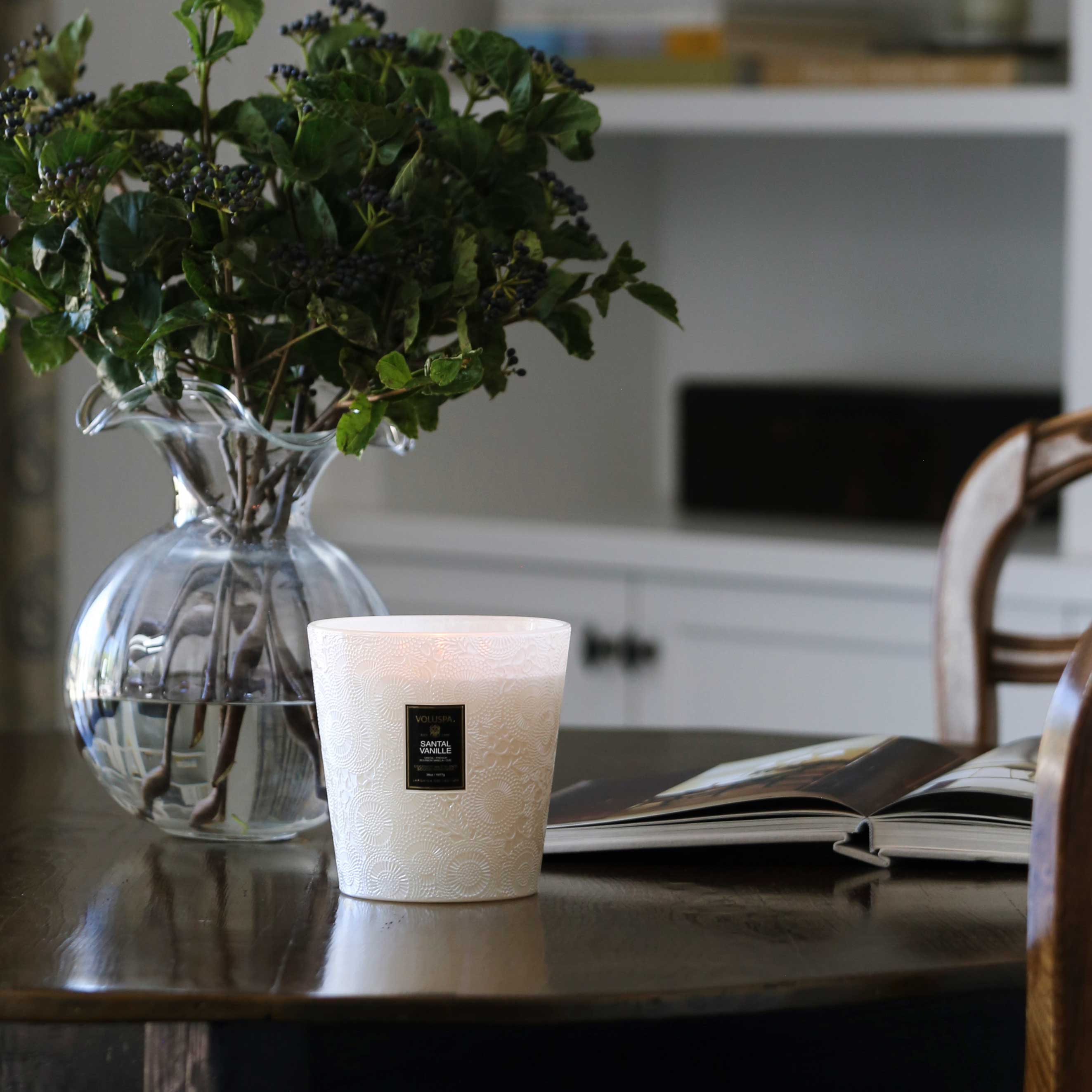 Santal Vanille - 3 Wick Hearth Candle - Image 2