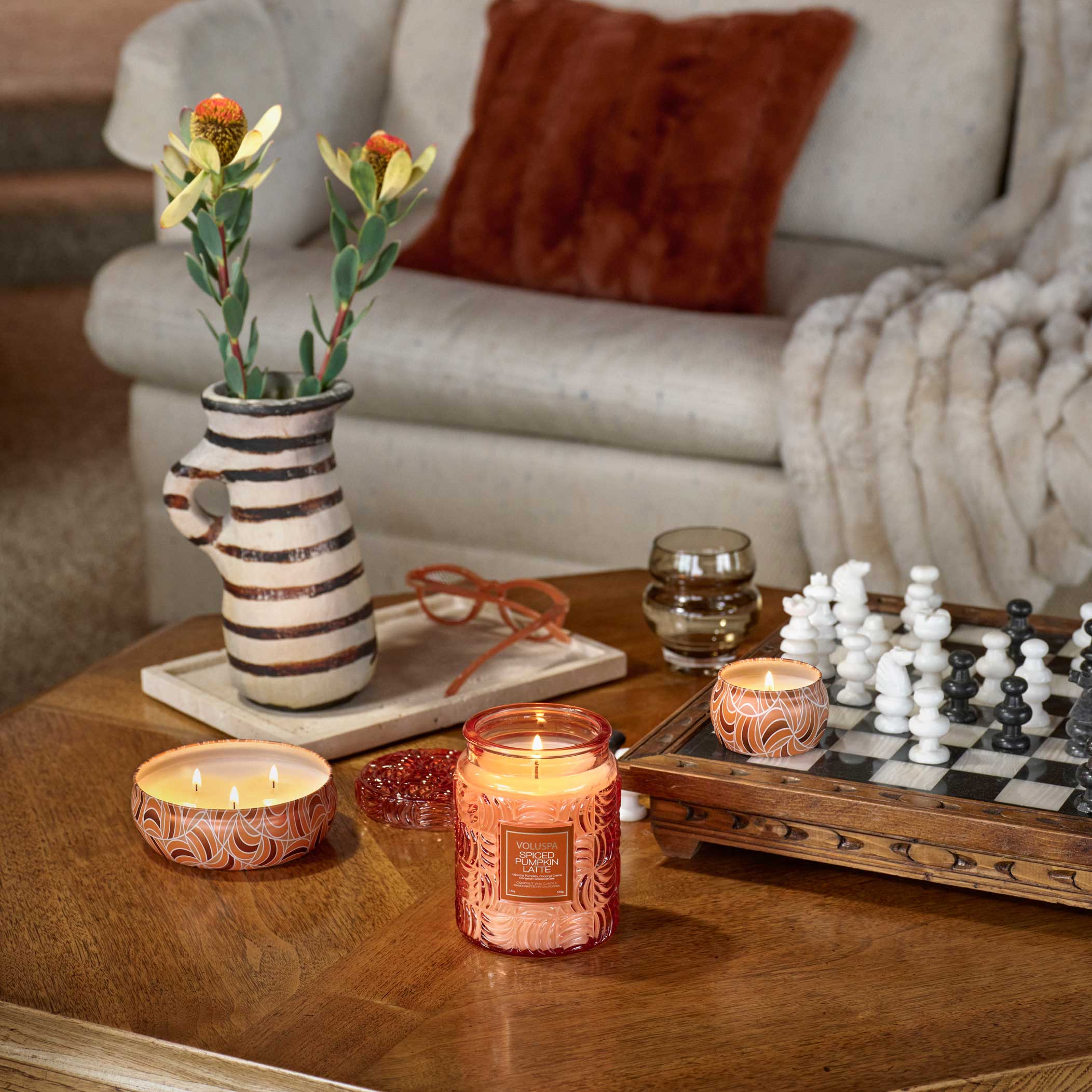 Spiced Pumpkin Latte - 3 Wick Tin Candle - Image 4