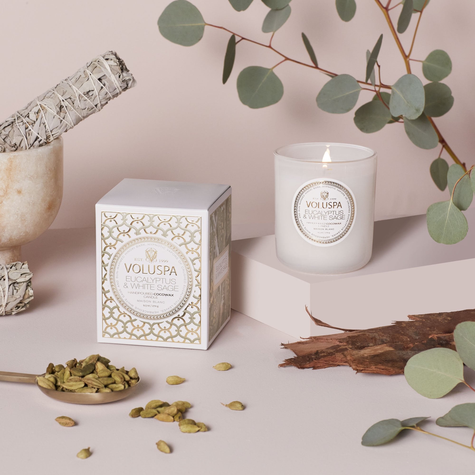 Eucalyptus & White Sage - Classic Candle - Image 3