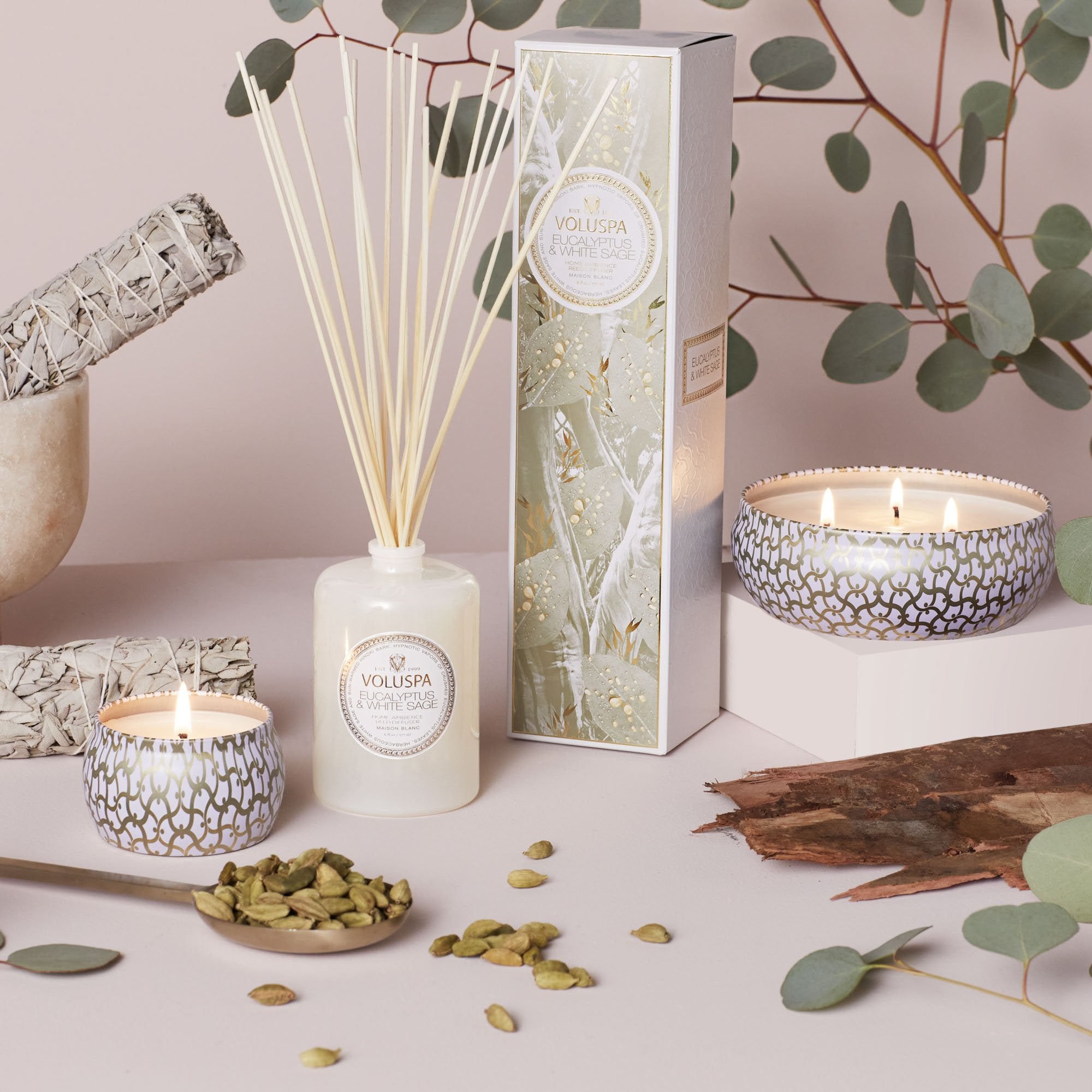 Eucalyptus & White Sage - Reed Diffuser - Image 3