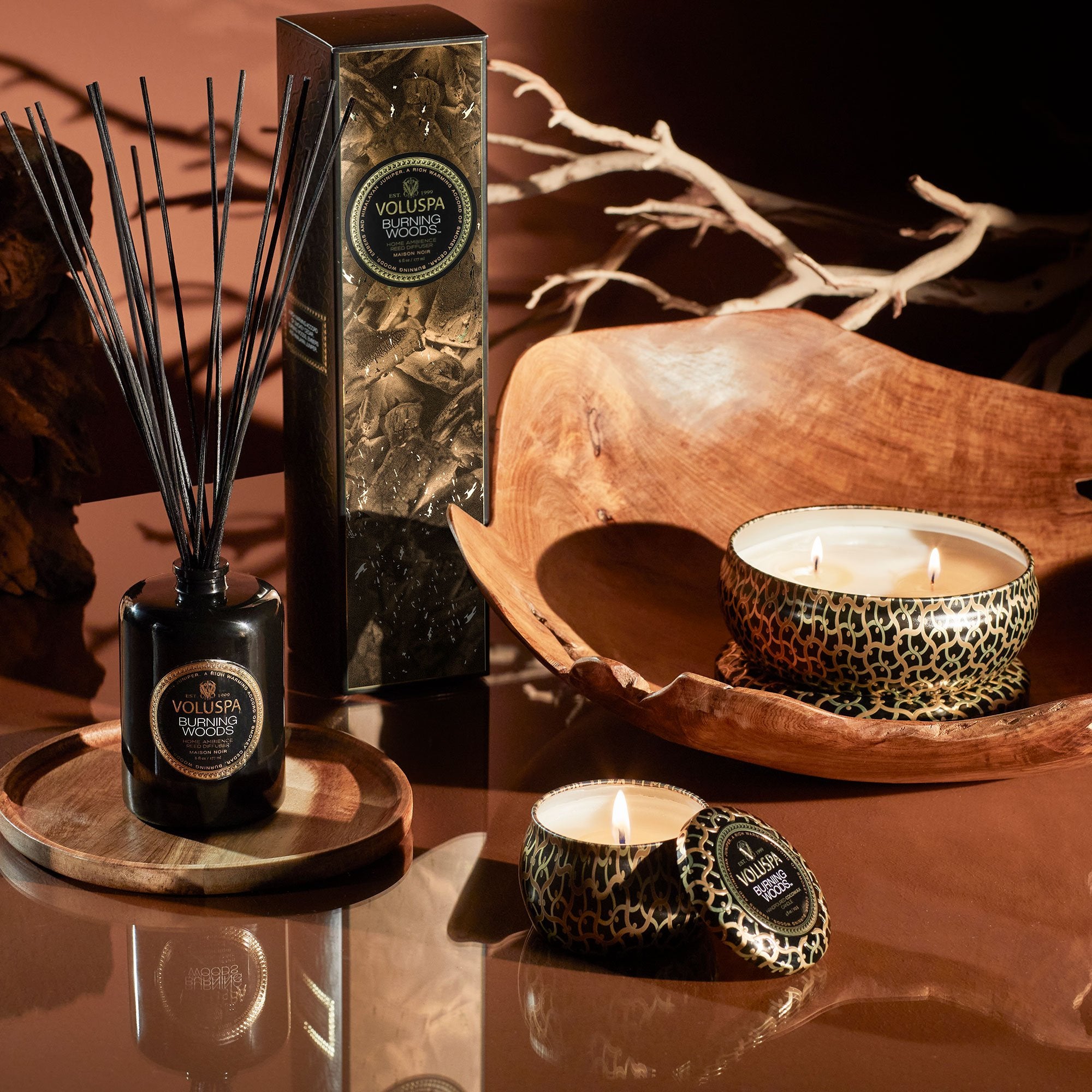 Burning Woods - Mini Tin Candle - Image 3