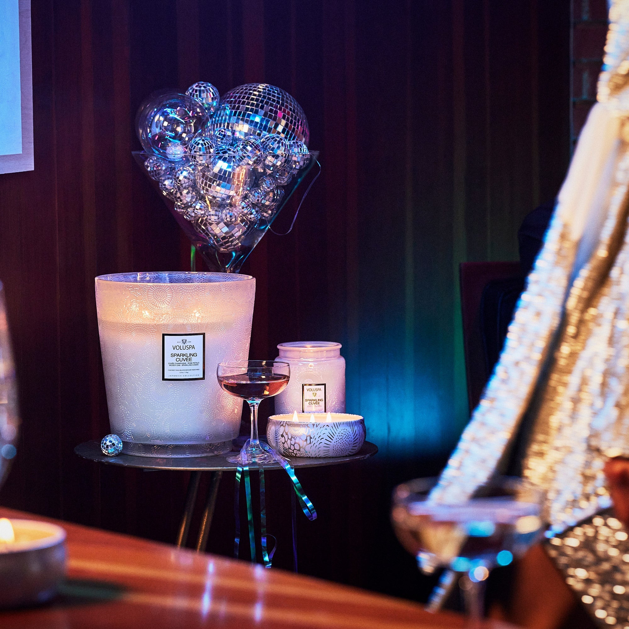 Sparkling CuvéE - 3 Wick Tin Candle - Image 3