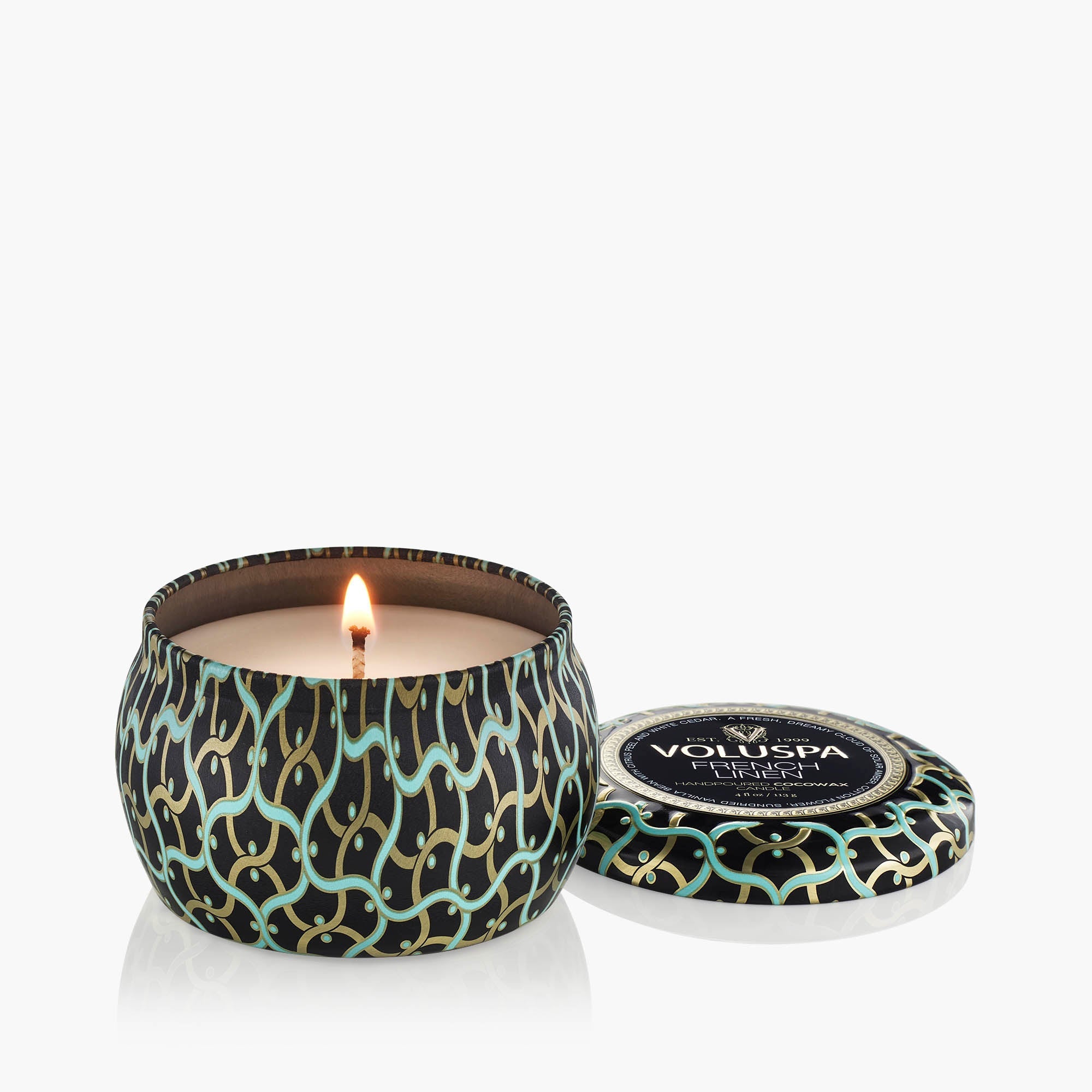 French Linen - Mini Tin Candle - Image 3