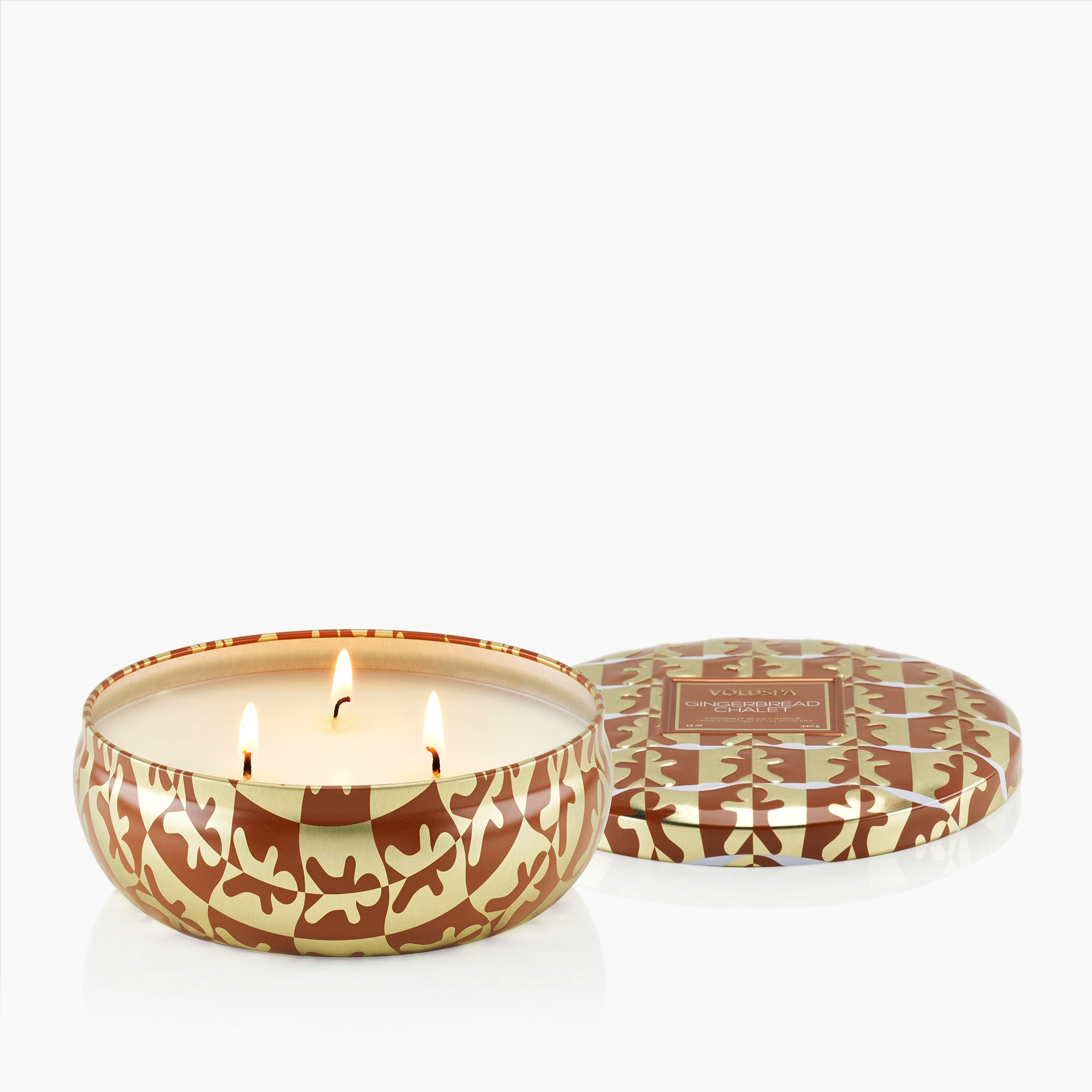 Gingerbread Chalet - 3 Wick Tin Candle - Image 4