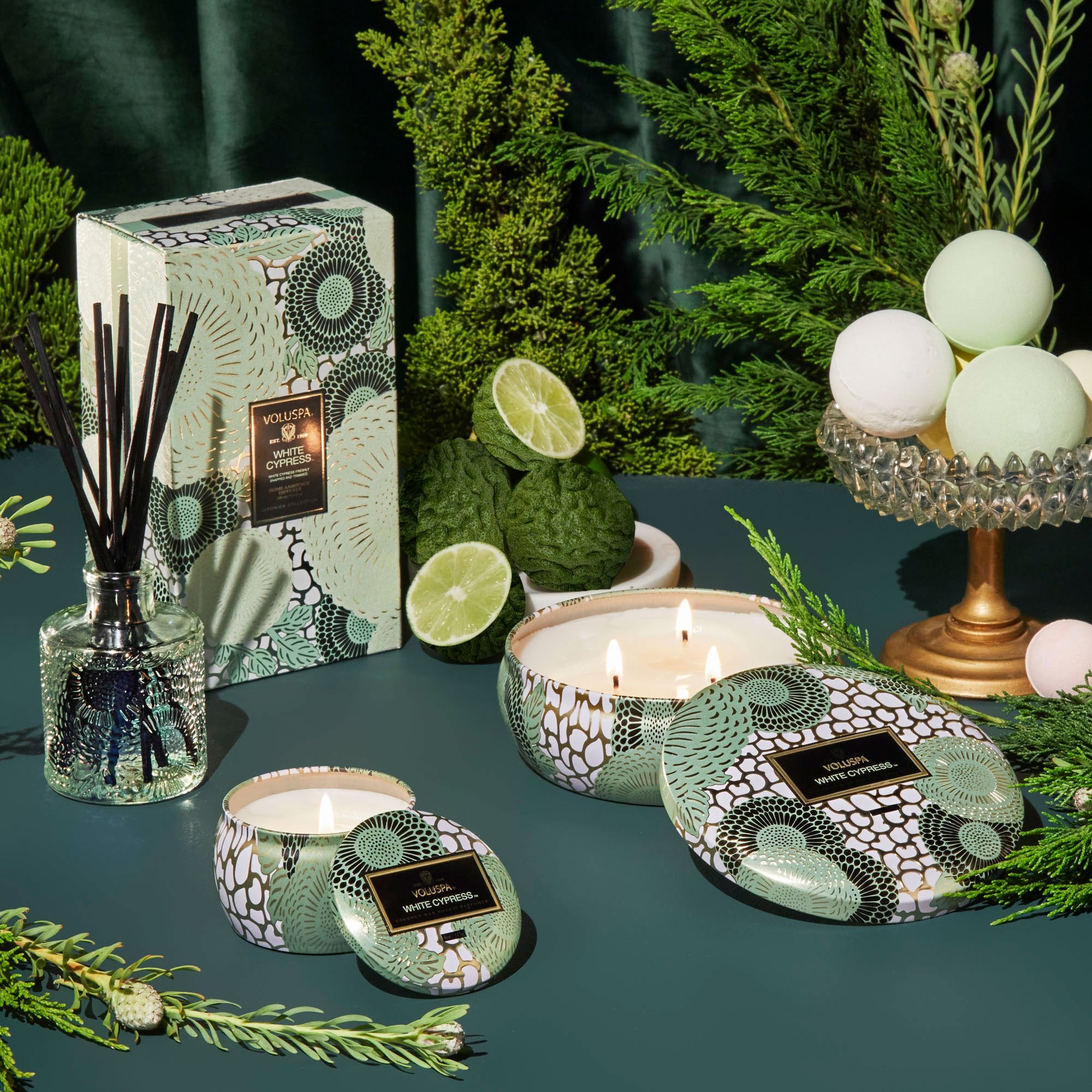 White Cypress - Mini Tin Candle - Image 3