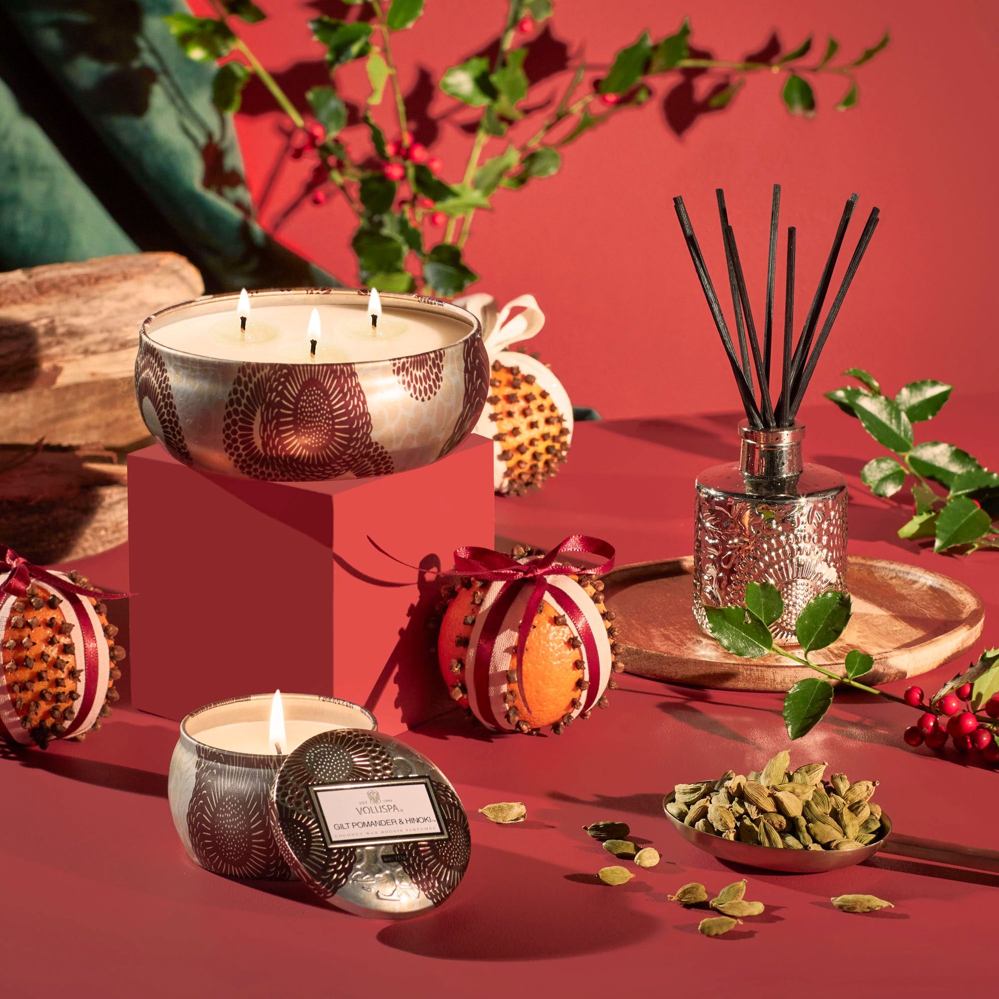 Gilt Pomander & Hinoki - Reed Diffuser - Image 3