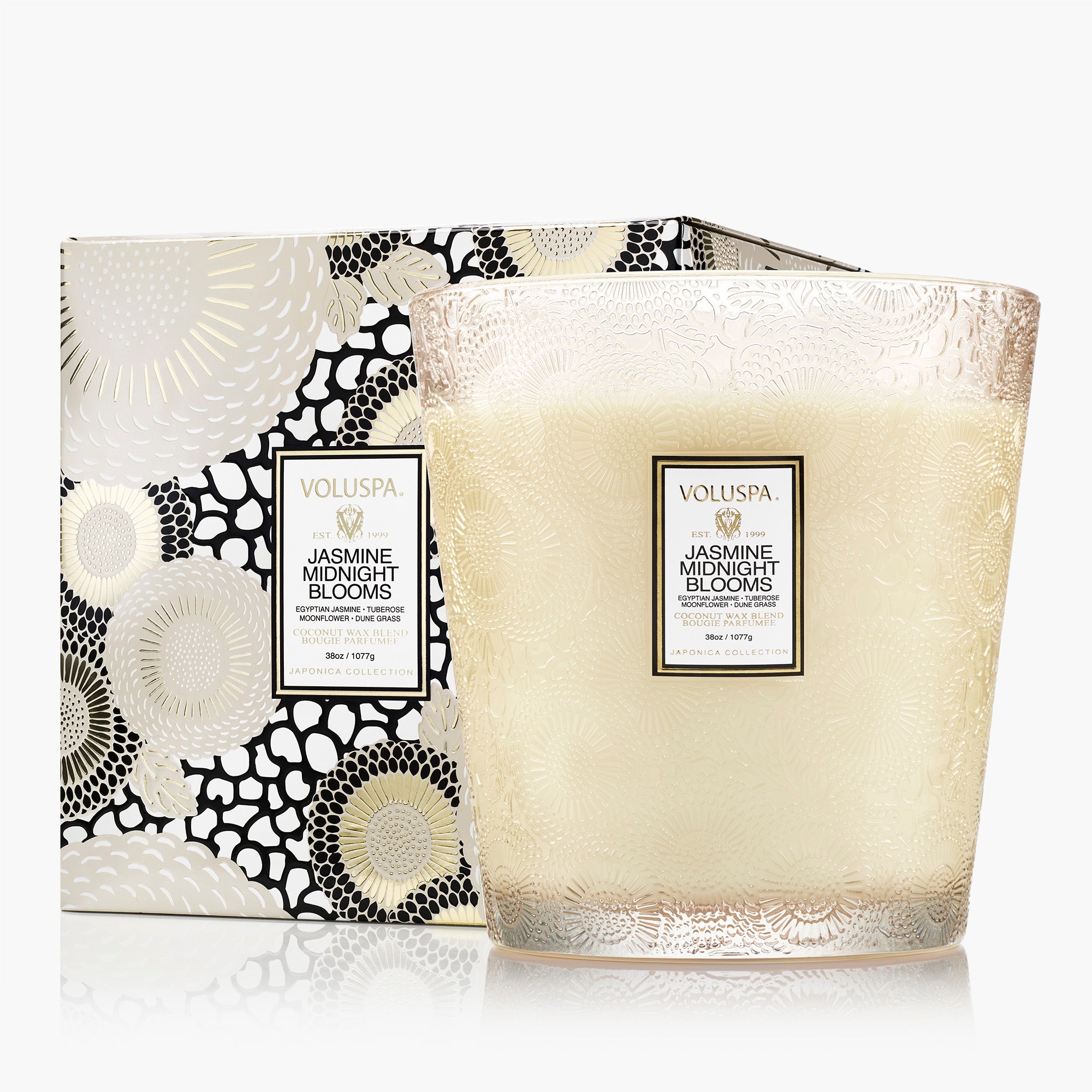 Jasmine Midnight Blooms - 3 Wick Hearth Candle