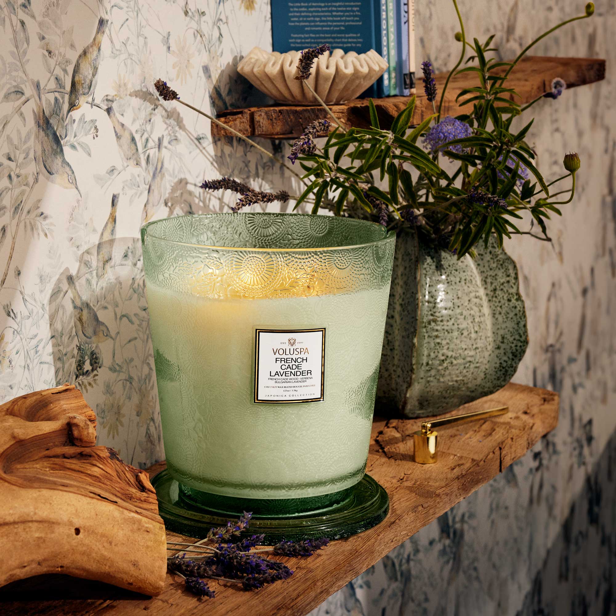 French Cade Lavender - 5 Wick Hearth Candle - Image 4