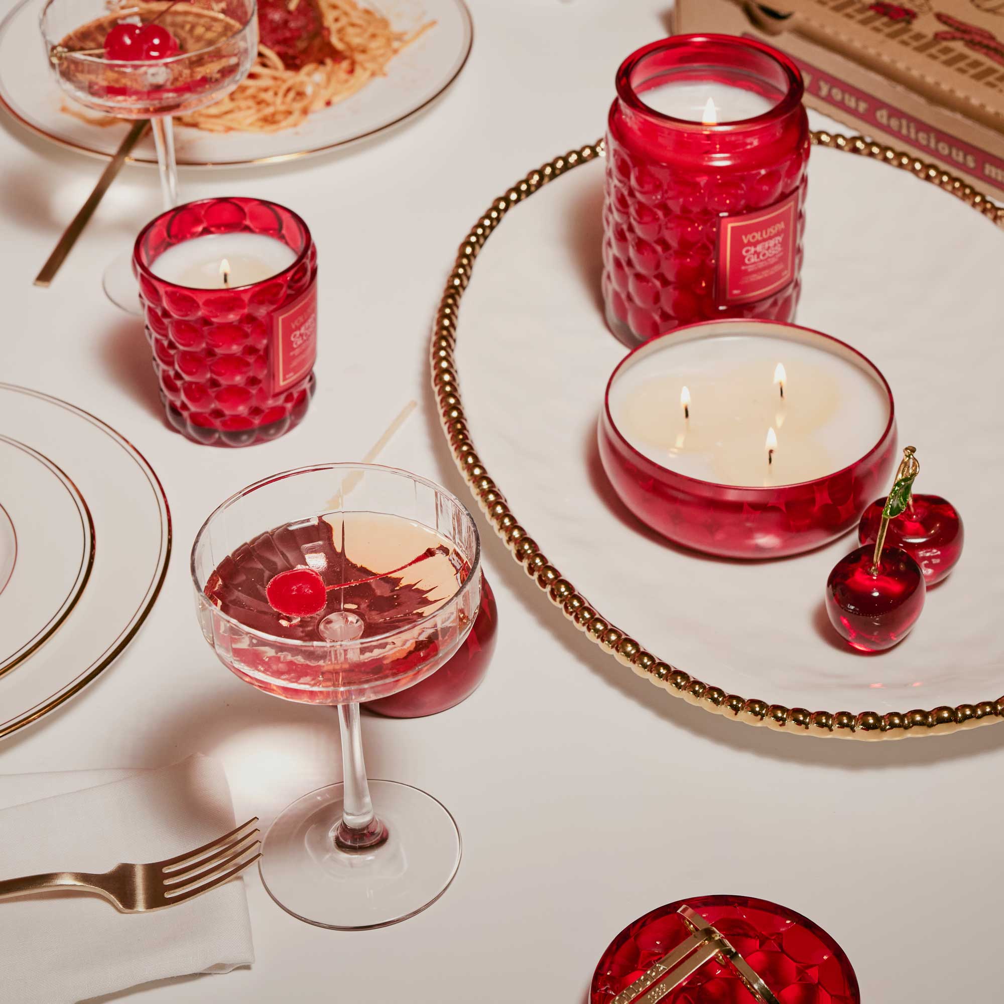 Cherry Gloss - 3 Wick Tin Candle - Image 4