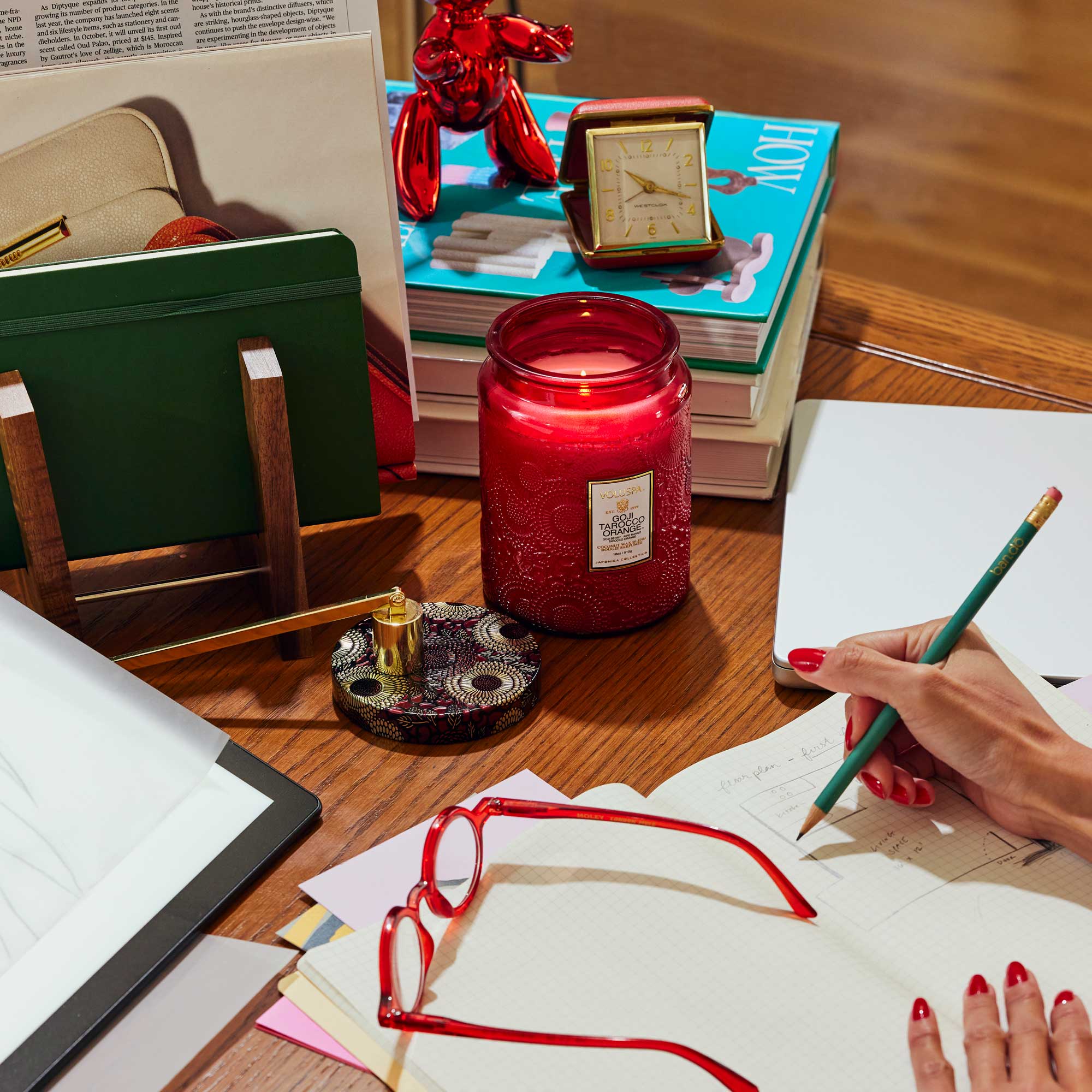 Goji Tarocco Orange - Large Jar Candle - Image 4