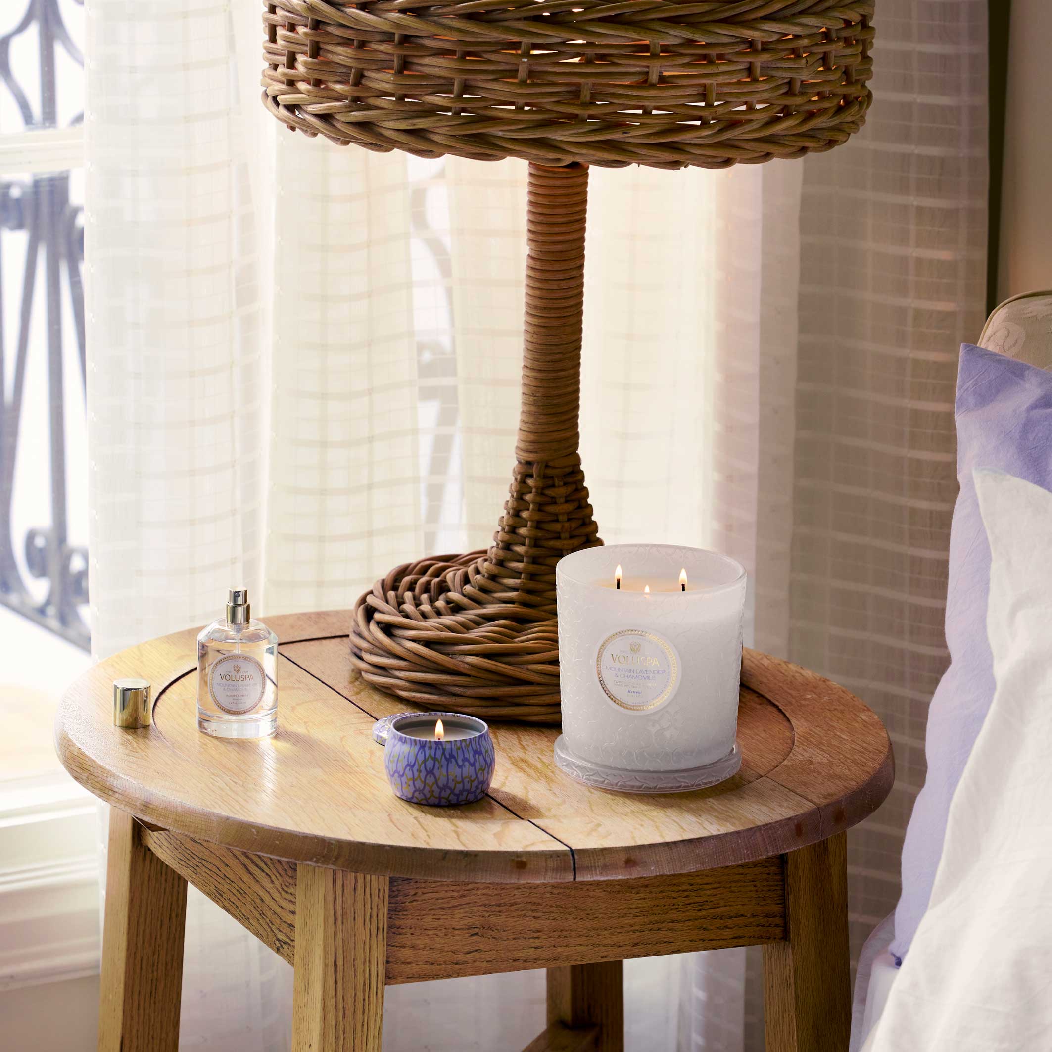 Mountain Lavender & Chamomile - Mini Tin Candle - Image 2