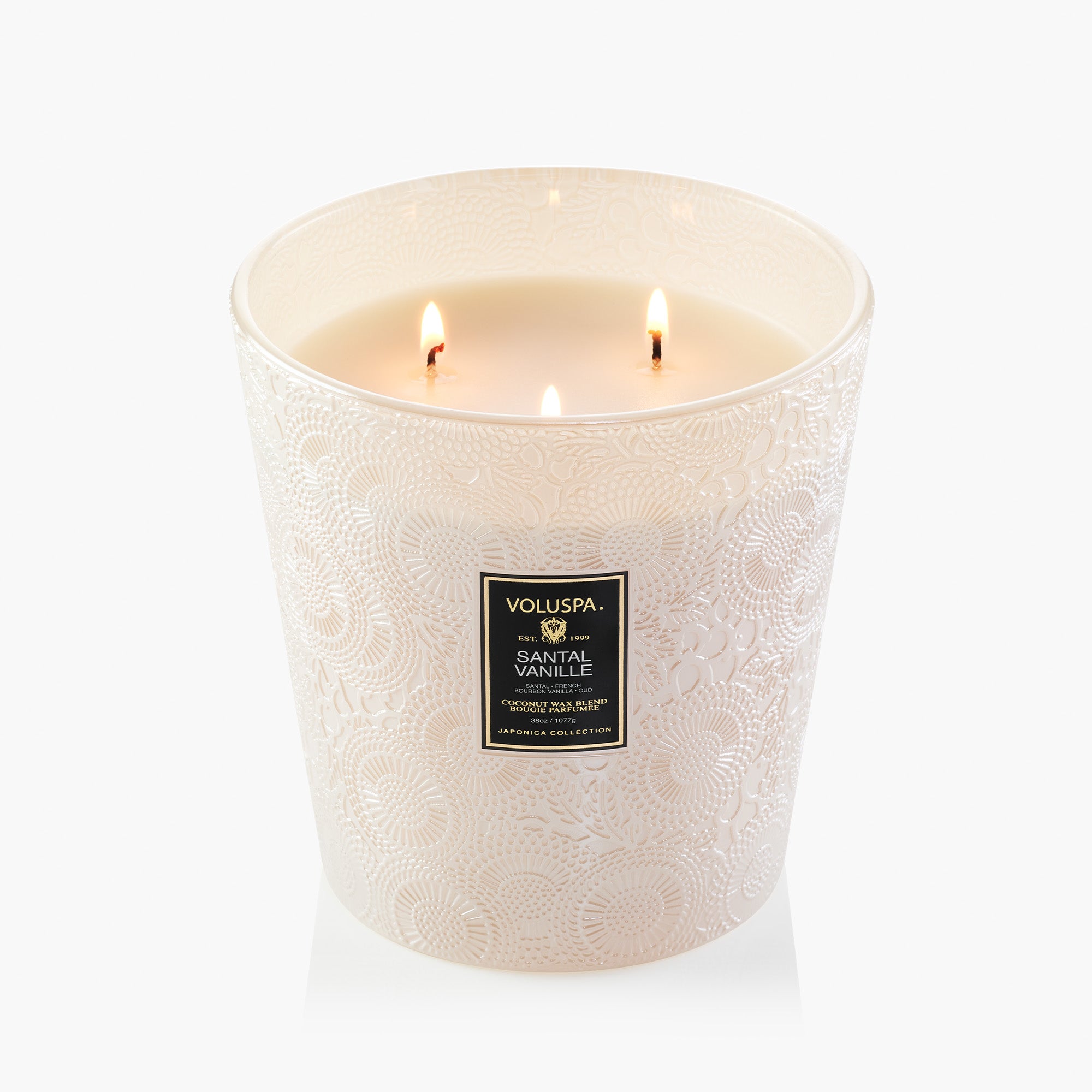 Santal Vanille - 3 Wick Hearth Candle - Image 3
