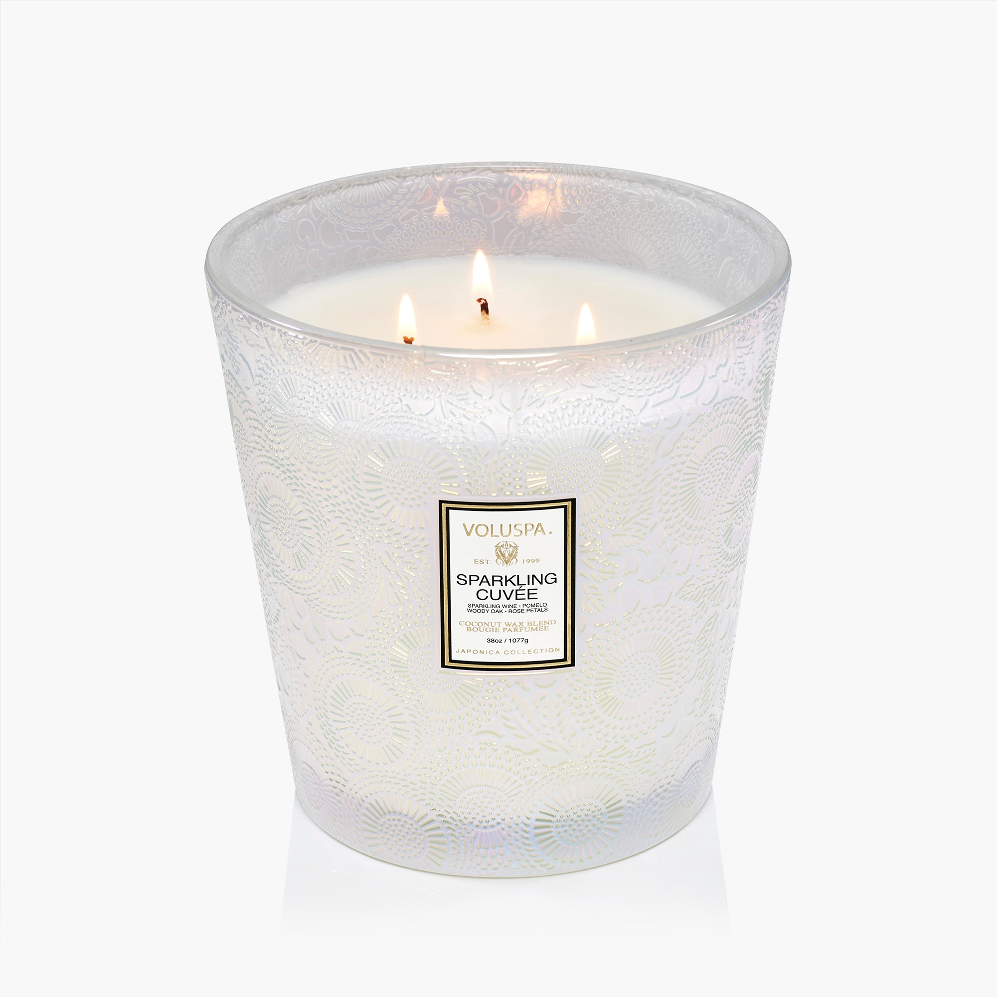 Sparkling CuvéE - 3 Wick Hearth Candle - Image 3