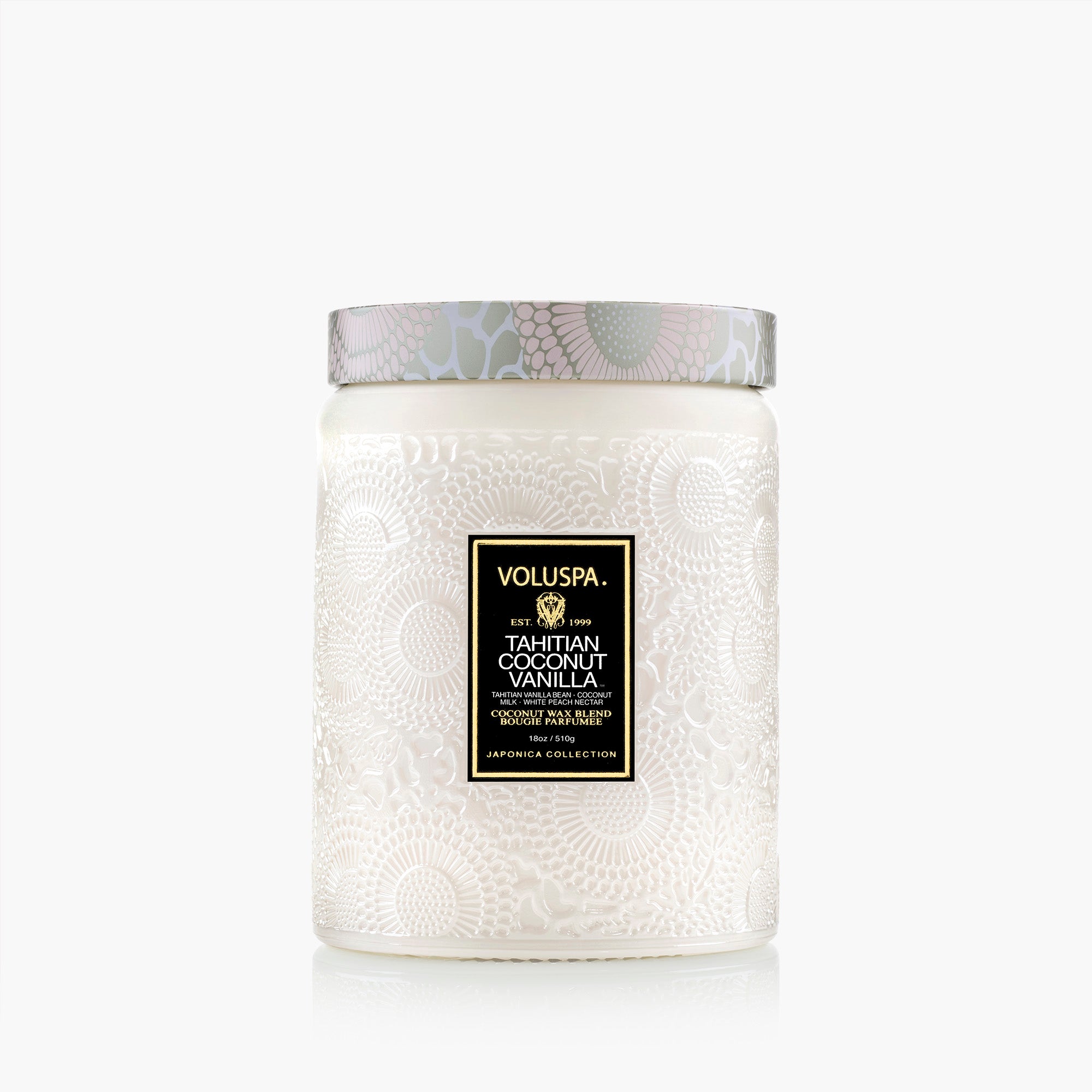 Tahitian Coconut Vanilla - Large Jar Candle