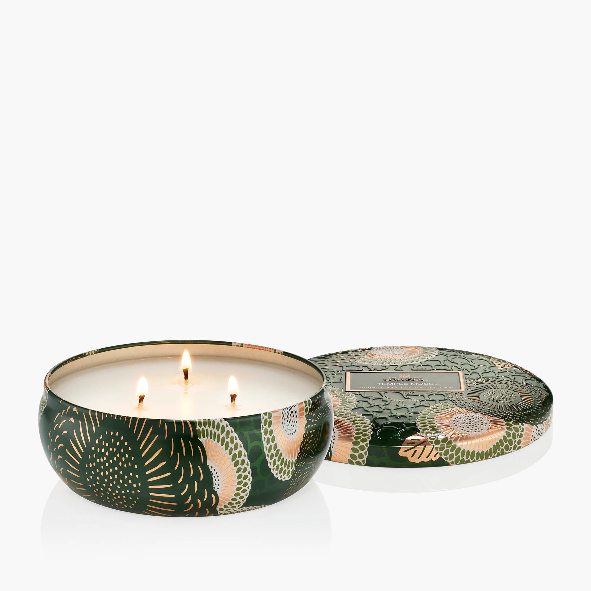 Temple Moss - 3 Wick Tin Candle - Image 3