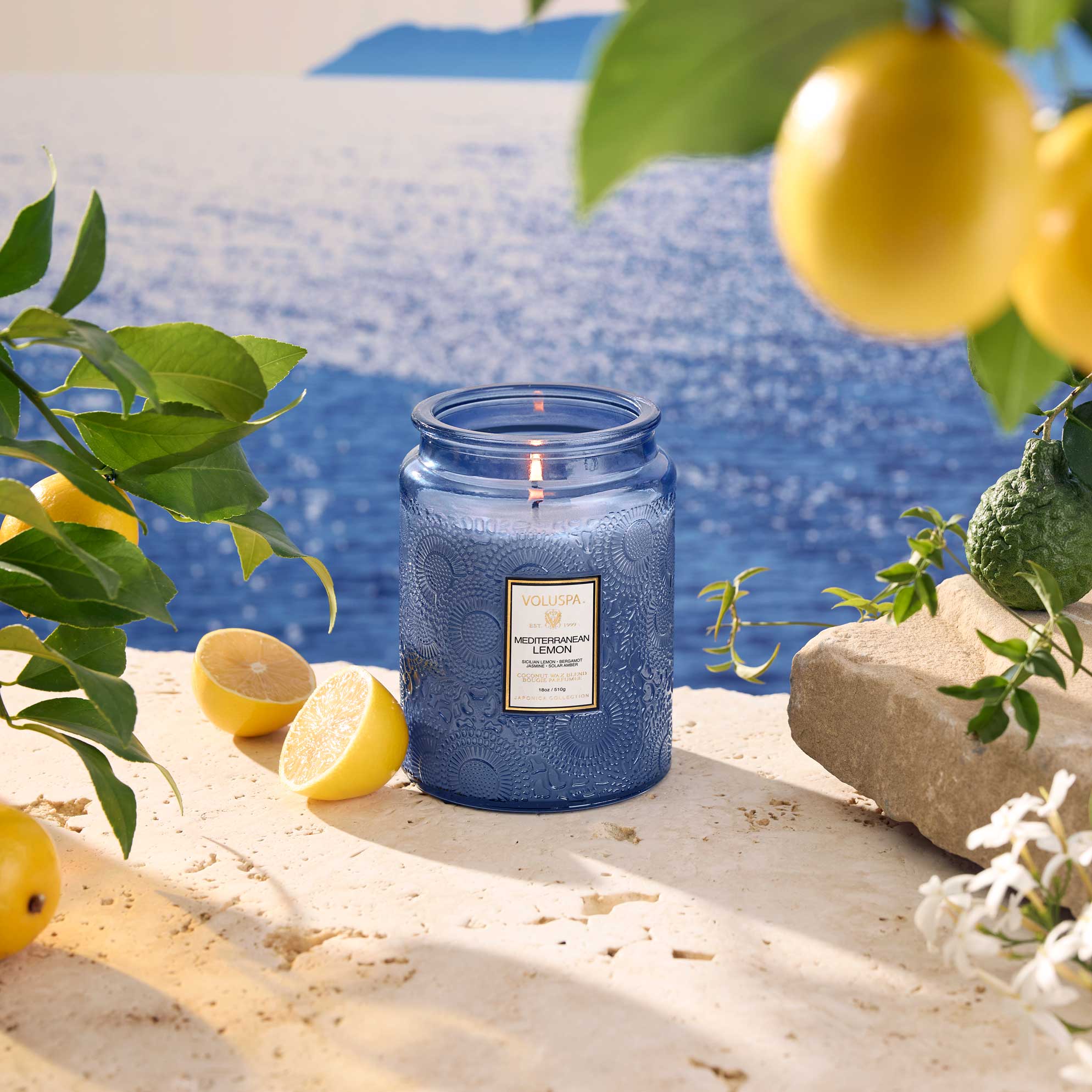 Mediterranean Lemon - Large Jar Candle - Image 2