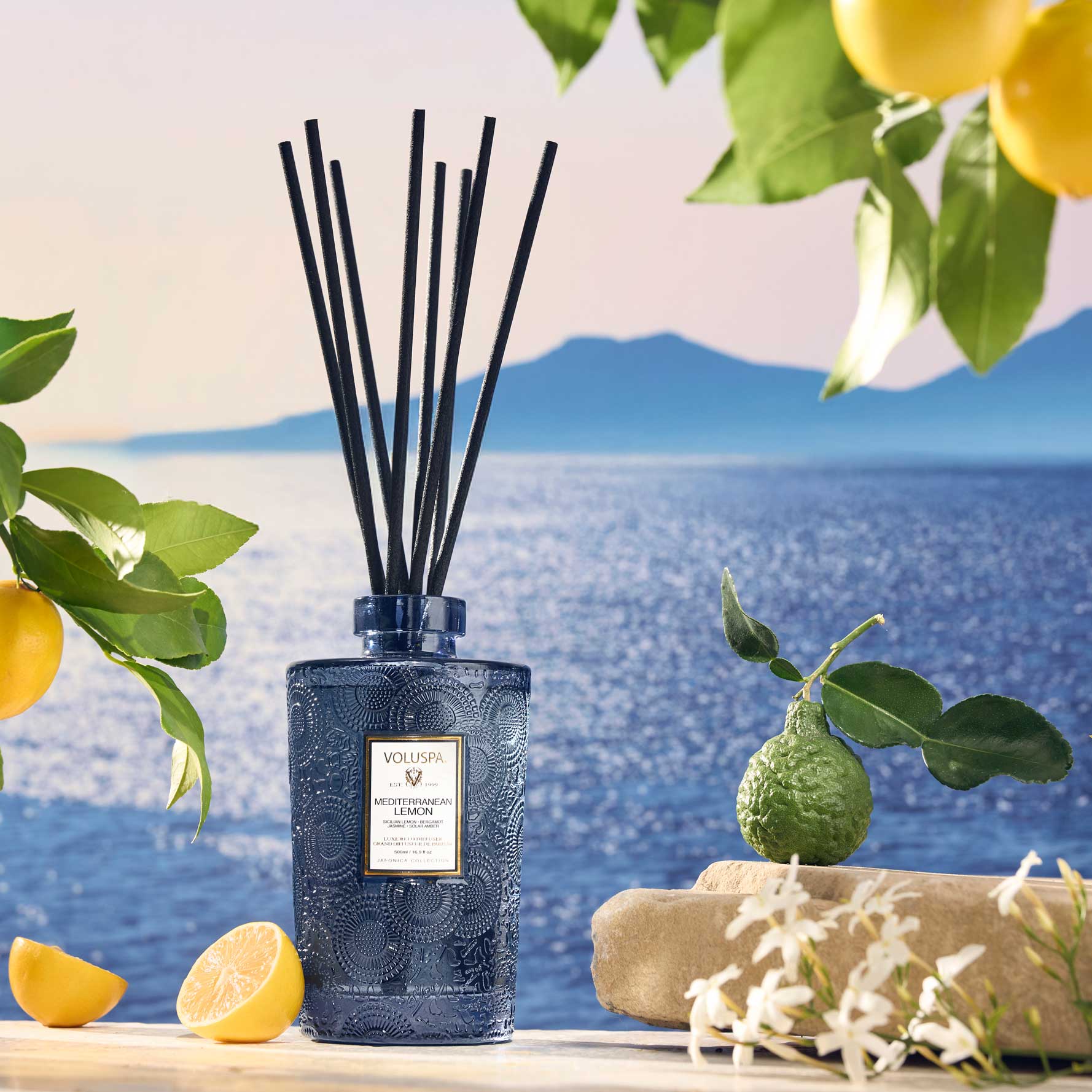 Mediterranean Lemon - Luxe Reed Diffuser - Image 2